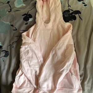 Pink Scuba Hoodie - Side Slits - Size 10